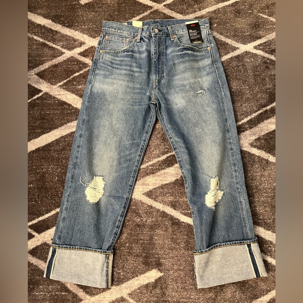 New Levi’s 50’s Straight Fit Selvedge Premium Big E Jeans